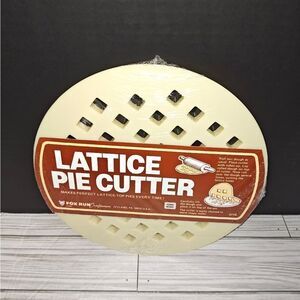 Fox Run Craftsmen Vintage Lattice Pie Cutter Kitchen Baking Tool Hong Kong New